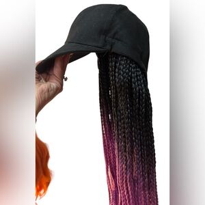 Braided wig with cap